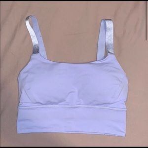 Lululemon padded sports bra, perrywinkle